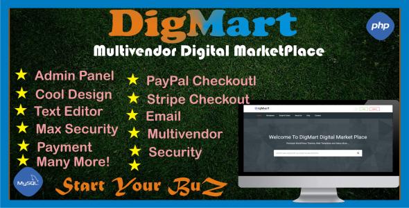DigMart - Multivendor Digital MarketPlace